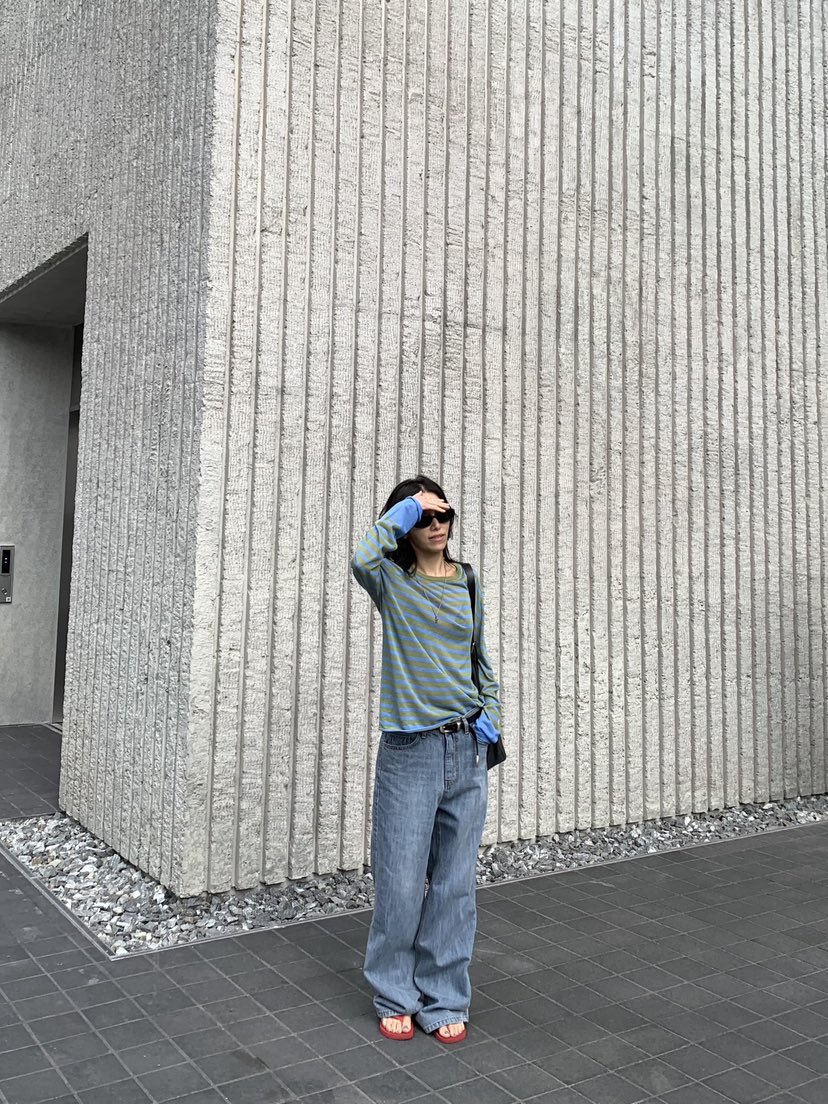 ROMANTICIZE韓國東大門直郵女裝新品推薦26春夏針織衫透明條紋ROMANTICIZE針織衫