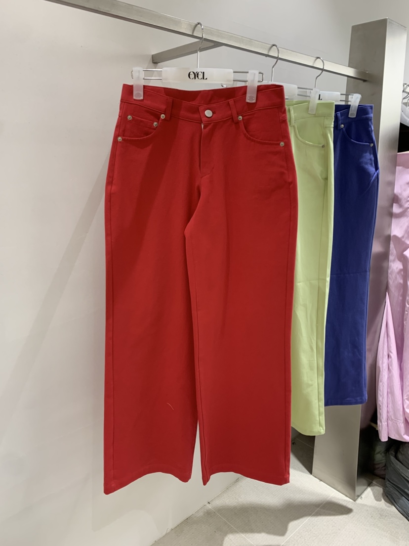 EYEL韓國直郵實拍女裝新品休閑熱賣26夏季職業人氣休閑褲EYEL休閑褲