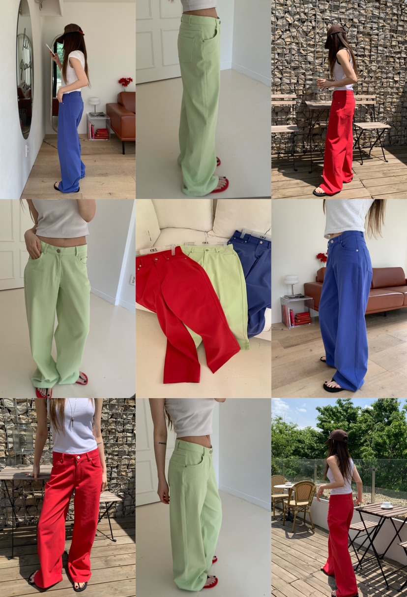 EYEL韓國直郵實拍女裝新品休閑熱賣26夏季職業人氣休閑褲EYEL休閑褲
