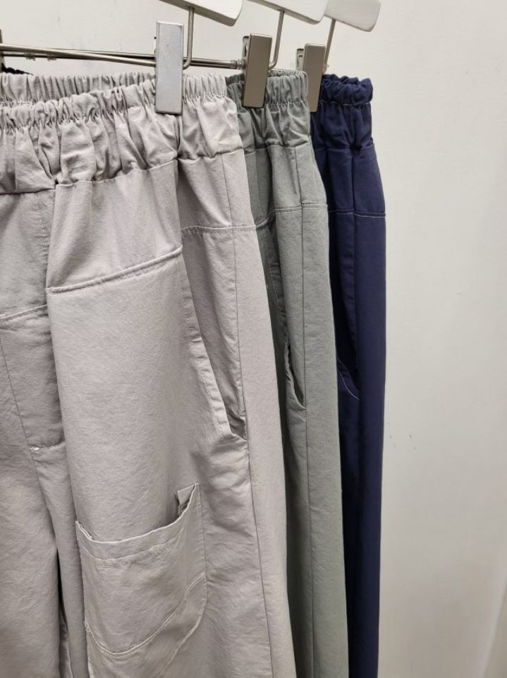 ZACCU韓國東大門直郵女裝新品職業休閑熱賣休閑褲兩個口袋ZACCU休閑褲