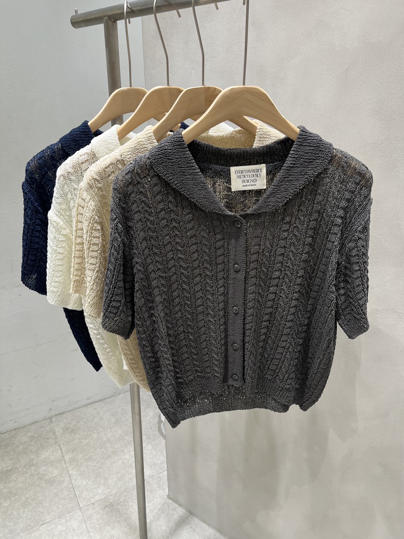 EVERCOMMERCE METICULOUSLY DESIGNED韓國直郵女裝新款26夏季針織衫EVERCOMMERCE METICULOUSLY DESIGNED針織衫