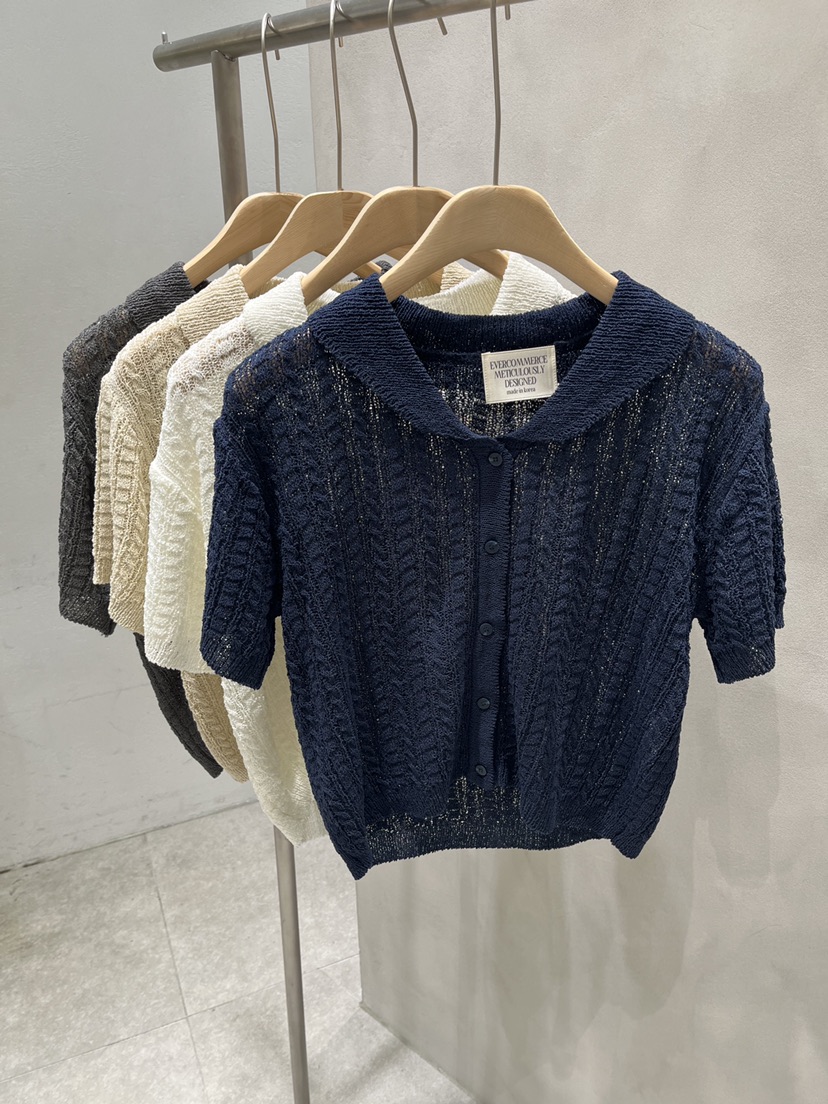 EVERCOMMERCE METICULOUSLY DESIGNED韓國直郵女裝新款26夏季針織衫EVERCOMMERCE METICULOUSLY DESIGNED針織衫