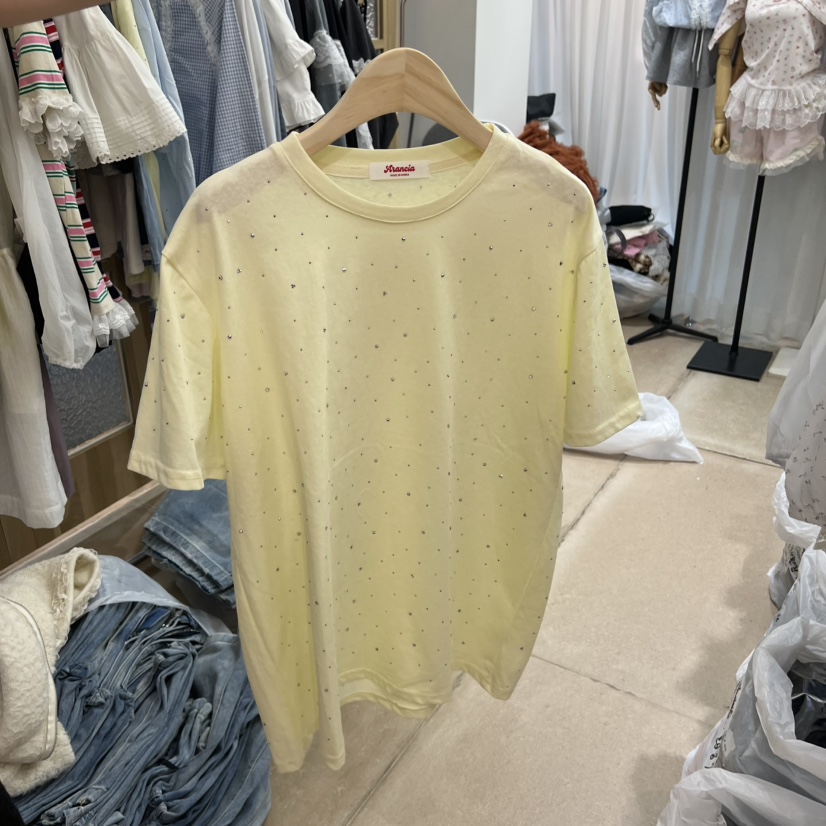ARANCIA韓國直郵女裝新款熱賣推薦26春夏時尚26夏季休閑T恤ARANCIAT恤圖色1