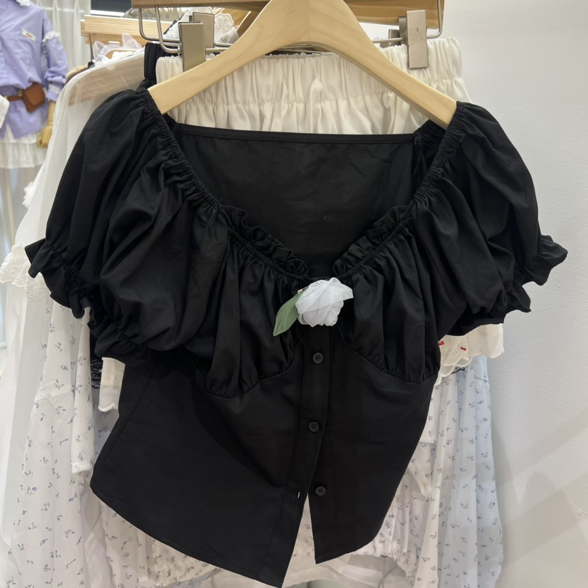 ARANCIA韓國直郵實拍女士新品熱賣推薦襯衫蕾絲衫包含配飾ARANCIA襯衫/蕾絲衫圖色3