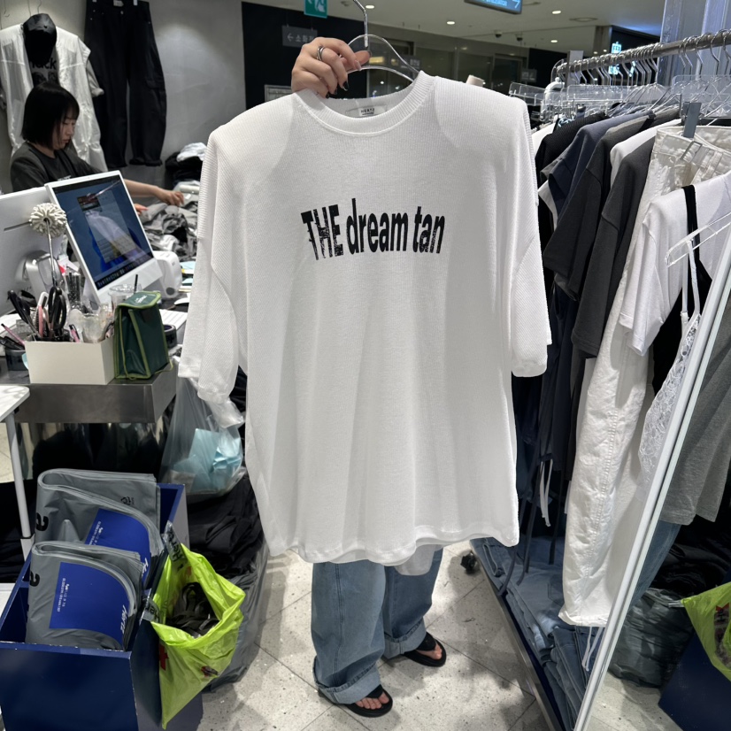 HERTZ-P韓國直郵女士新款推薦休閑熱賣26春夏人氣職業T恤HERTZ-PT恤圖色1