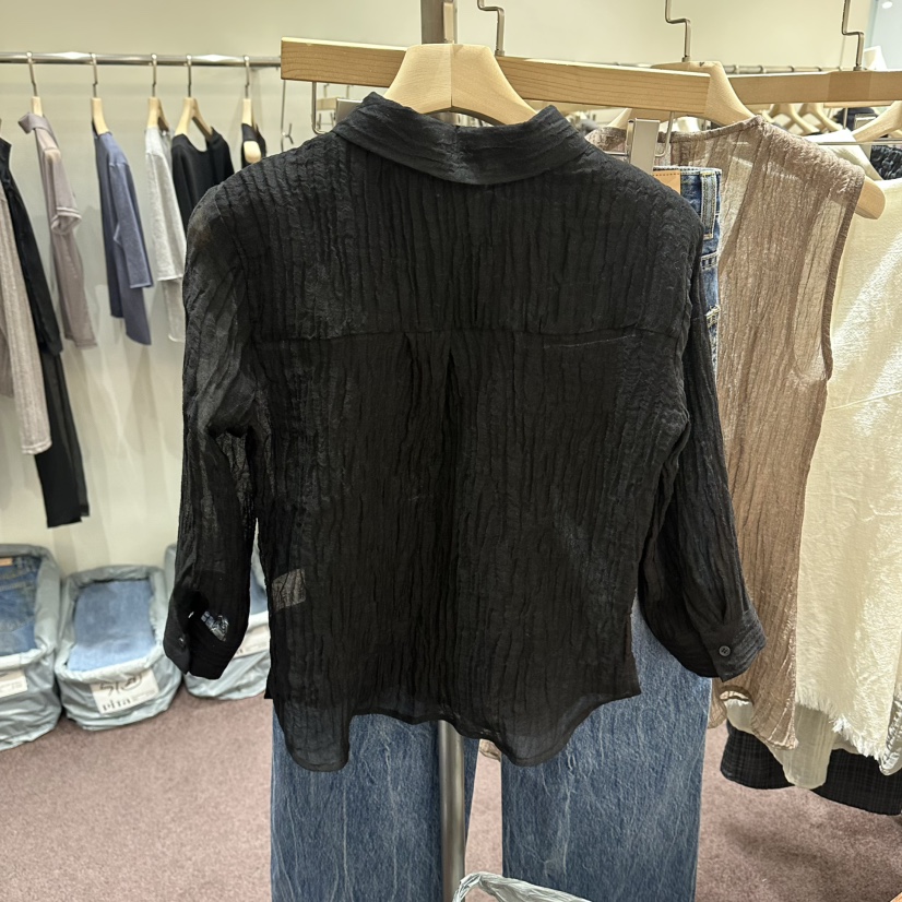 PITA/THEVERLIN韓國東大門直郵女裝新品休閑推薦襯衫蕾絲衫PITA/THEVERLIN襯衫/蕾絲衫