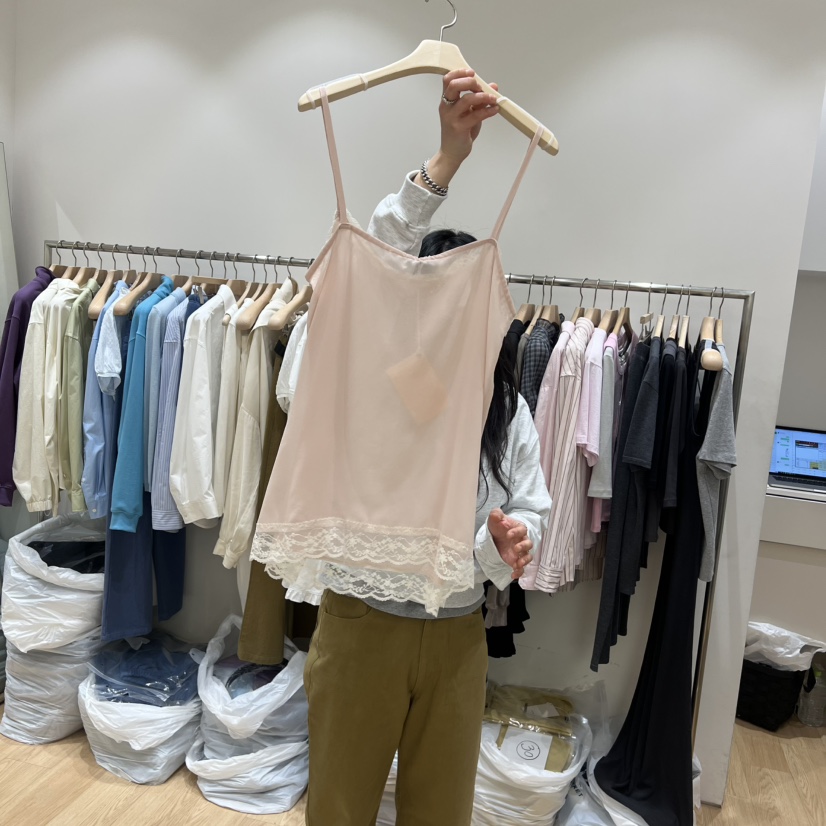 HAUS-A韓國東大門直郵女士新品26夏季職業吊帶背心不含內搭HAUSWOMEN吊帶/背心