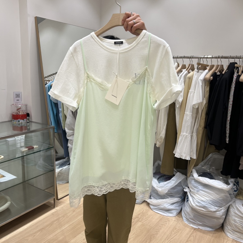 HAUS-A韓國東大門直郵女士新品26夏季職業吊帶背心不含內搭HAUSWOMEN吊帶/背心圖色1