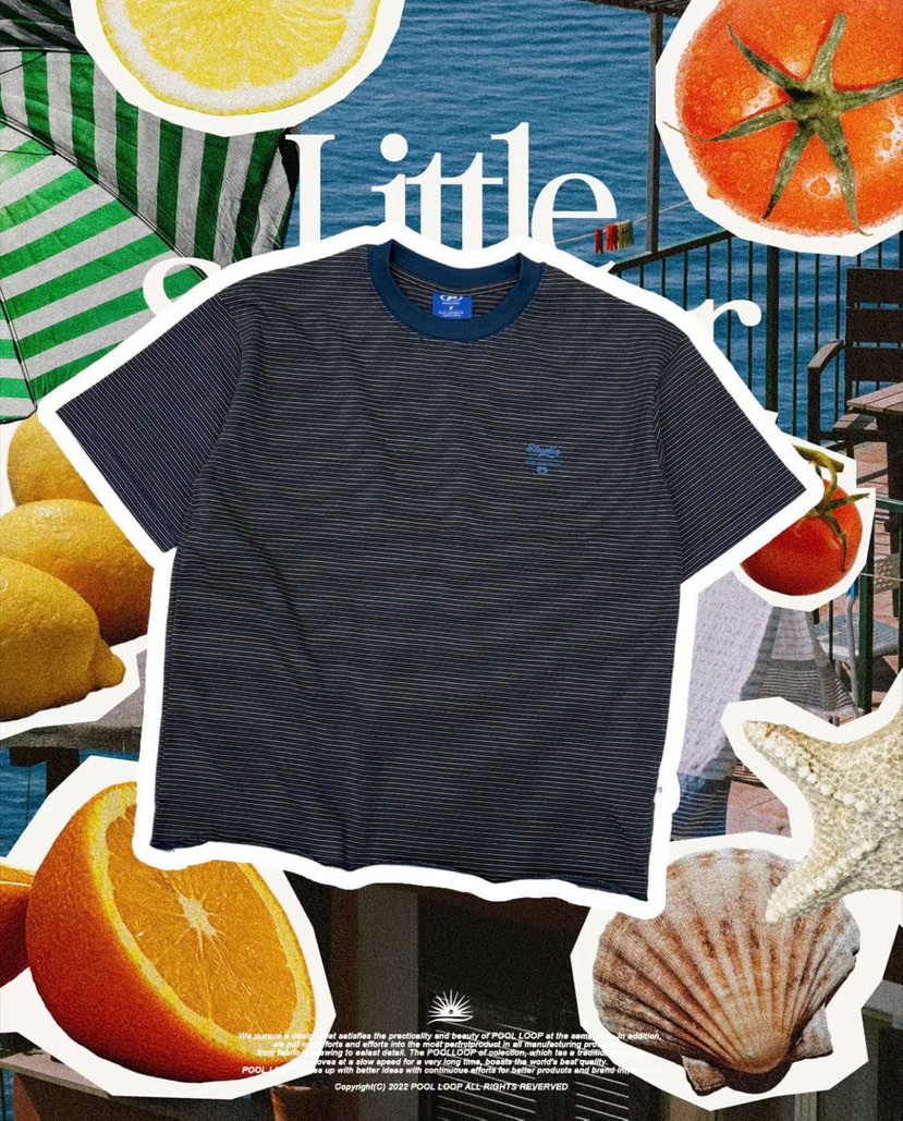 POOL LOOP韓國東大門代購女裝新品26夏季時尚T恤男女同款POOL LOOPT恤圖色3