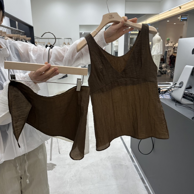 THE VALUE韓國東大門代購女裝新品休閑推薦熱賣26夏季套裝THE VALUE套裝圖色2