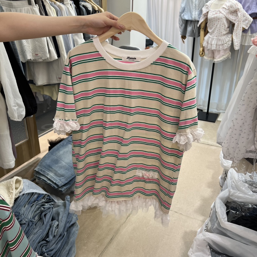 ARANCIA韓國直郵女士新品熱賣推薦職業時尚休閑人氣26夏季T恤ARANCIAT恤圖色1