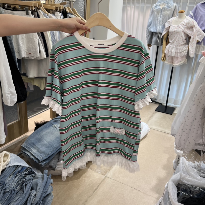 ARANCIA韓國直郵女士新品熱賣推薦職業時尚休閑人氣26夏季T恤ARANCIAT恤圖色2
