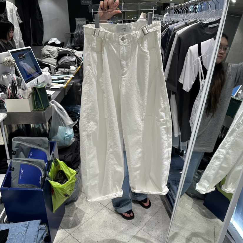 HERTZ-P韓國直郵女裝新品26春夏休閑26夏季職業推薦休閑褲HERTZ-P休閑褲圖色1