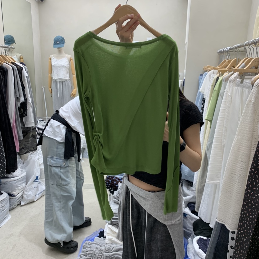 BREEZE韓國東大門直郵女裝新款人氣職業熱賣休閑時尚長袖T恤BREEZE長袖T恤