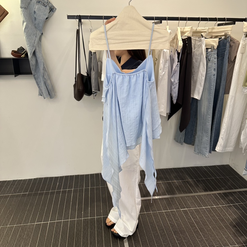FIND-P韓國東大門代購女裝新款26春夏推薦職業休閑吊帶背心FIND-P吊帶/背心