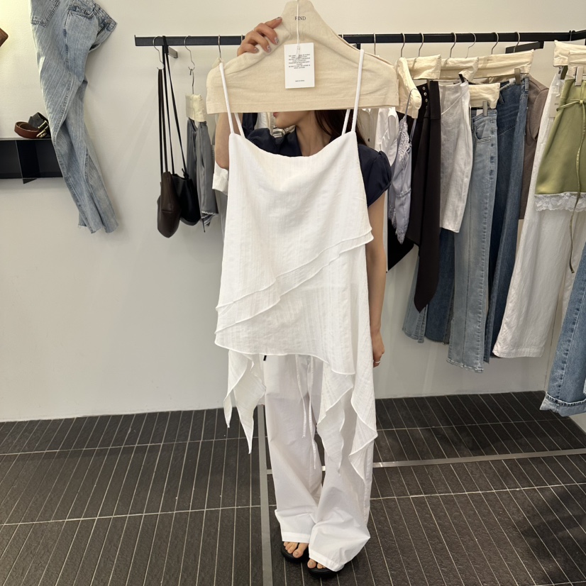 FIND-P韓國東大門代購女裝新款26春夏推薦職業休閑吊帶背心FIND-P吊帶/背心圖色1
