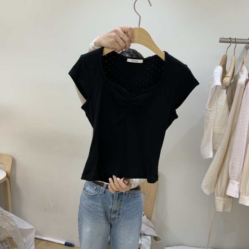 FOREST東大門實拍韓國女裝新品人氣26夏季熱賣職業推薦T恤FORESTT恤圖色3