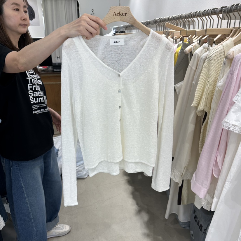 ACKER韓國直郵女士新款熱賣26夏季人氣職業休閑套裝套裝開衫ACKER套裝圖色1
