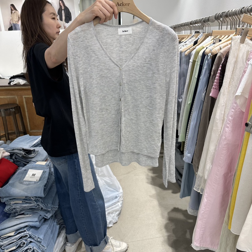ACKER韓國直郵女士新款熱賣26夏季人氣職業休閑套裝套裝開衫ACKER套裝圖色2