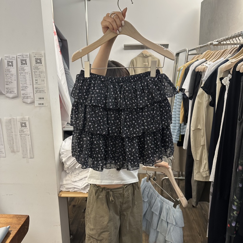MOSAIC東大門實拍韓國女裝新品熱賣休閑職業26春夏裙褲雪紡MOSAIC裙褲圖色2