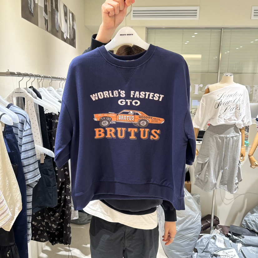 MOREMORE韓國直郵女士新品人氣26春夏熱賣職業26夏季衛衣more more衛衣圖色2