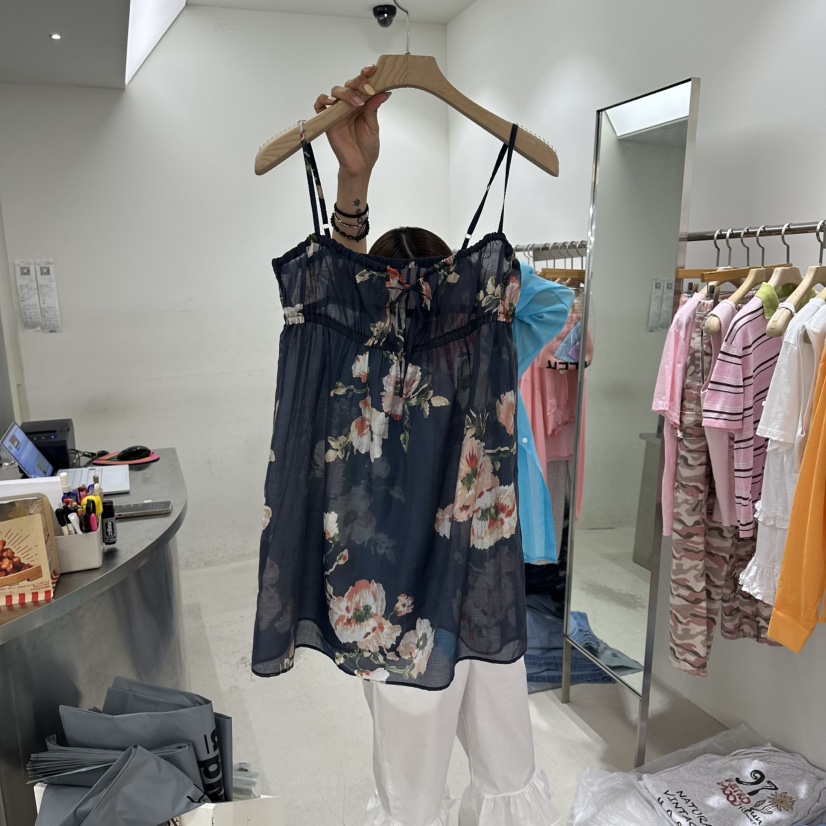 REPELLER東大門實拍韓國女士新款推薦人氣時尚吊帶背心天絲REPELLER吊帶/背心圖色1