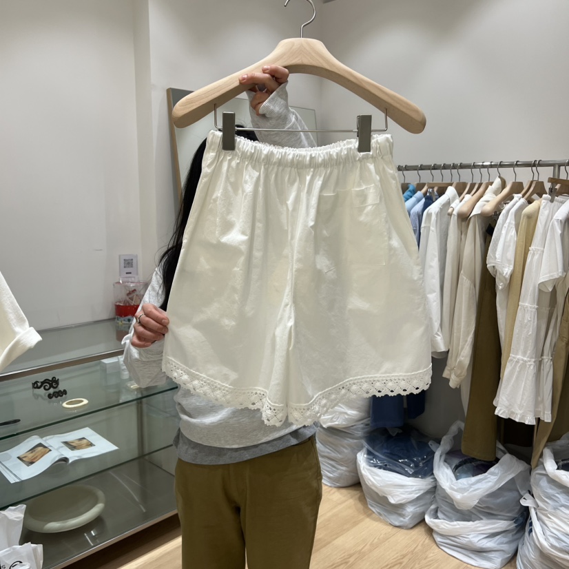 HAUS-A韓國代購女士新品26春夏26夏季職業熱賣短褲鉤針編織HAUSWOMEN短褲