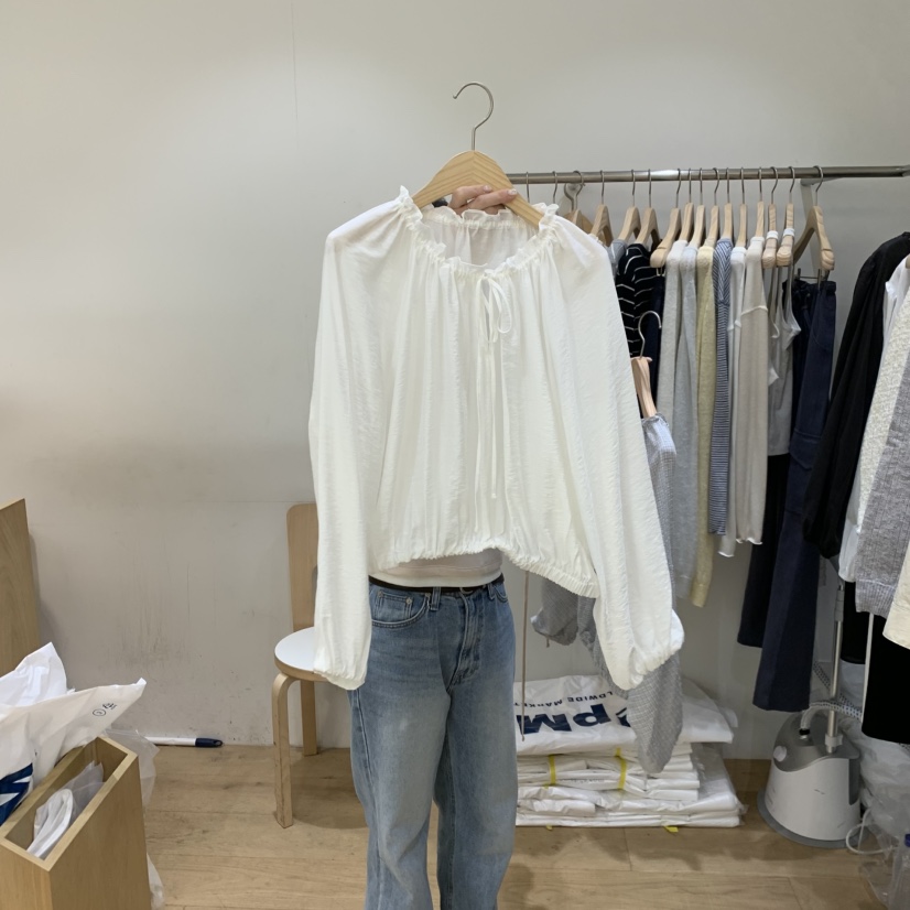 FOREST韓國直郵女士新品推薦26夏季26春夏時尚襯衫蕾絲衫FOREST襯衫/蕾絲衫圖色1