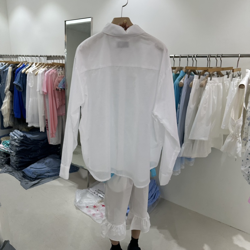 REPELLER韓國直郵女士新款26春夏人氣熱賣職業襯衫蕾絲衫REPELLER襯衫/蕾絲衫