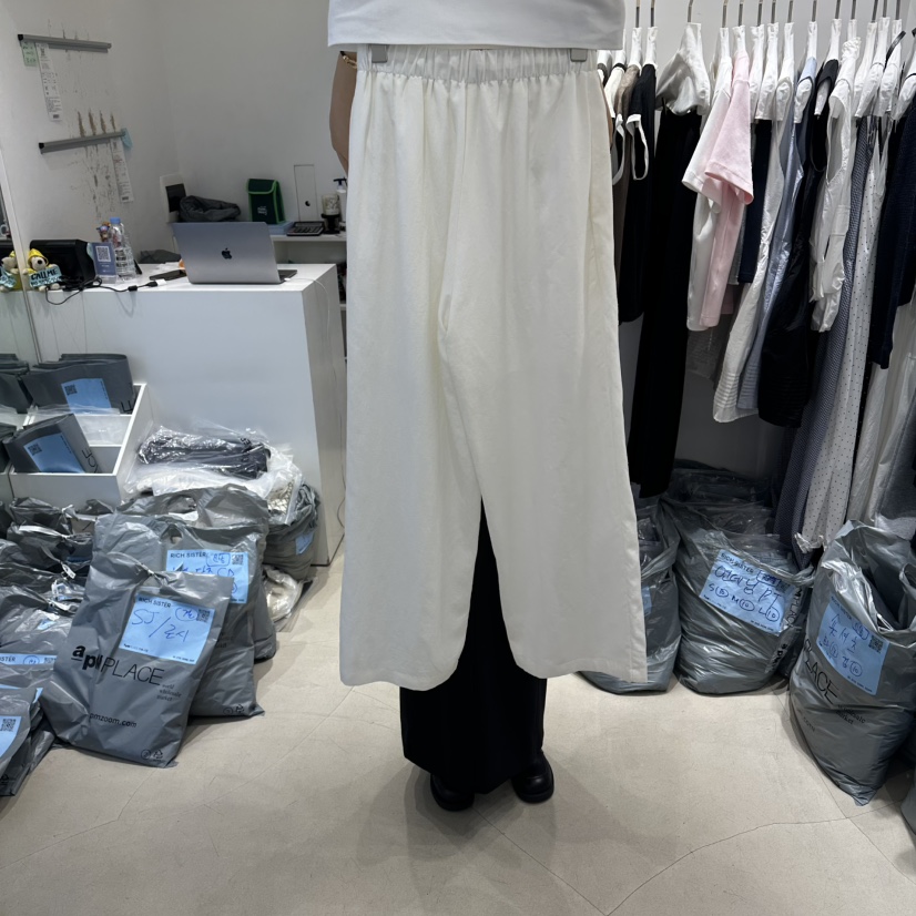 RICH SISTER韓國東大門直郵女裝新品推薦26夏季休閑褲亞麻RICH SISTER休閑褲