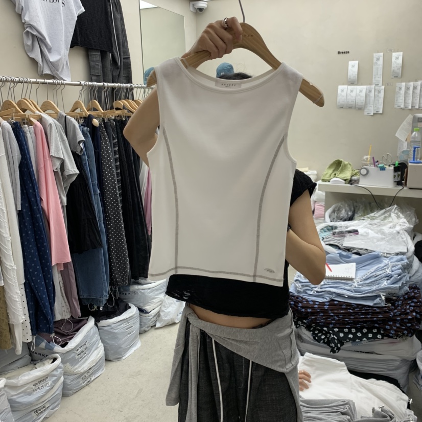BREEZE韓國直郵女裝新品26夏季推薦時尚職業熱賣吊帶背心BREEZE吊帶/背心圖色1