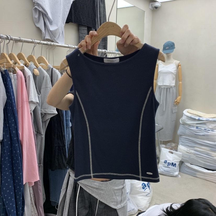 BREEZE韓國直郵女裝新品26夏季推薦時尚職業熱賣吊帶背心BREEZE吊帶/背心圖色4