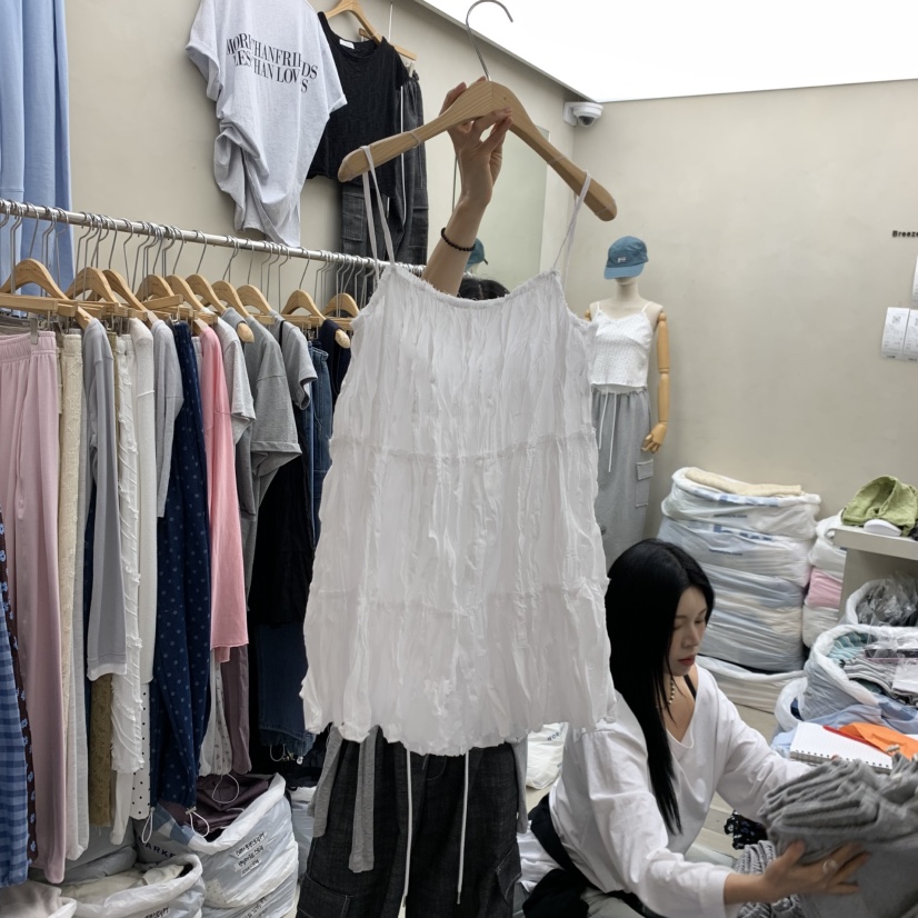 BREEZE東大門實拍韓國女裝新品熱賣休閑吊帶背心不含內搭BREEZE吊帶/背心