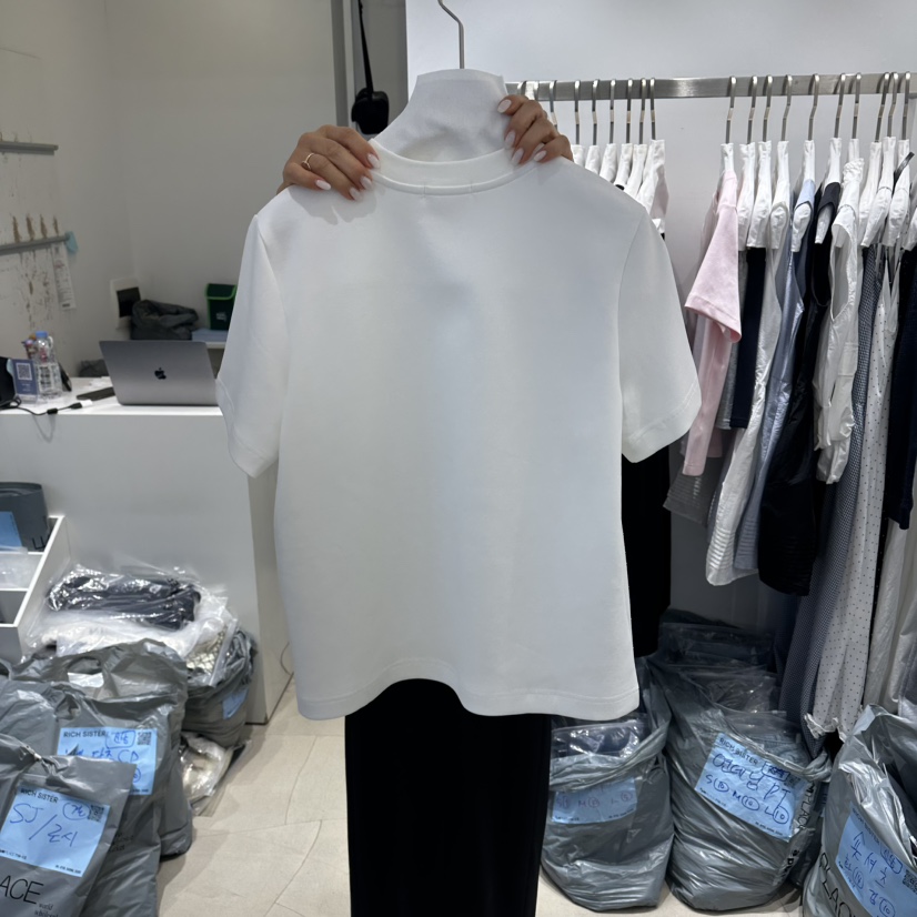 RICH SISTER韓國東大門直郵女士新品職業推薦休閑人氣T恤RICH SISTERT恤