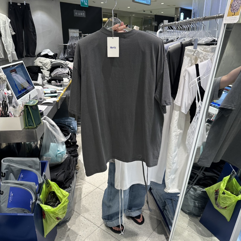 HERTZ-P韓國直郵女士新品人氣熱賣26夏季時尚推薦職業T恤HERTZ-PT恤