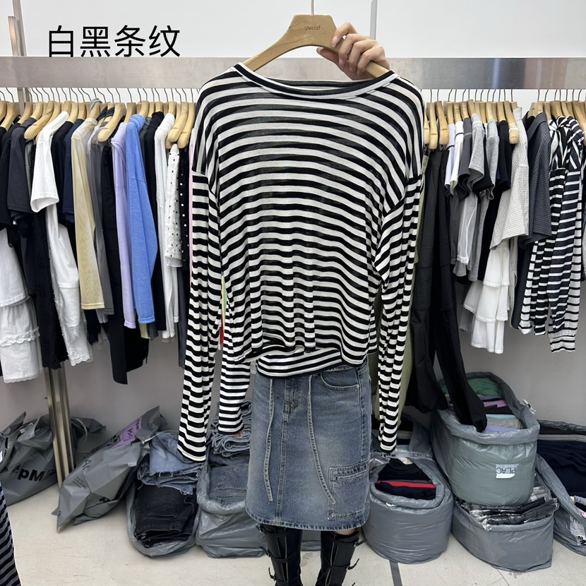 SPECIAL韓國直郵女裝新款時尚26春夏26夏季人氣職業長袖T恤SPECIAL長袖T恤圖色5
