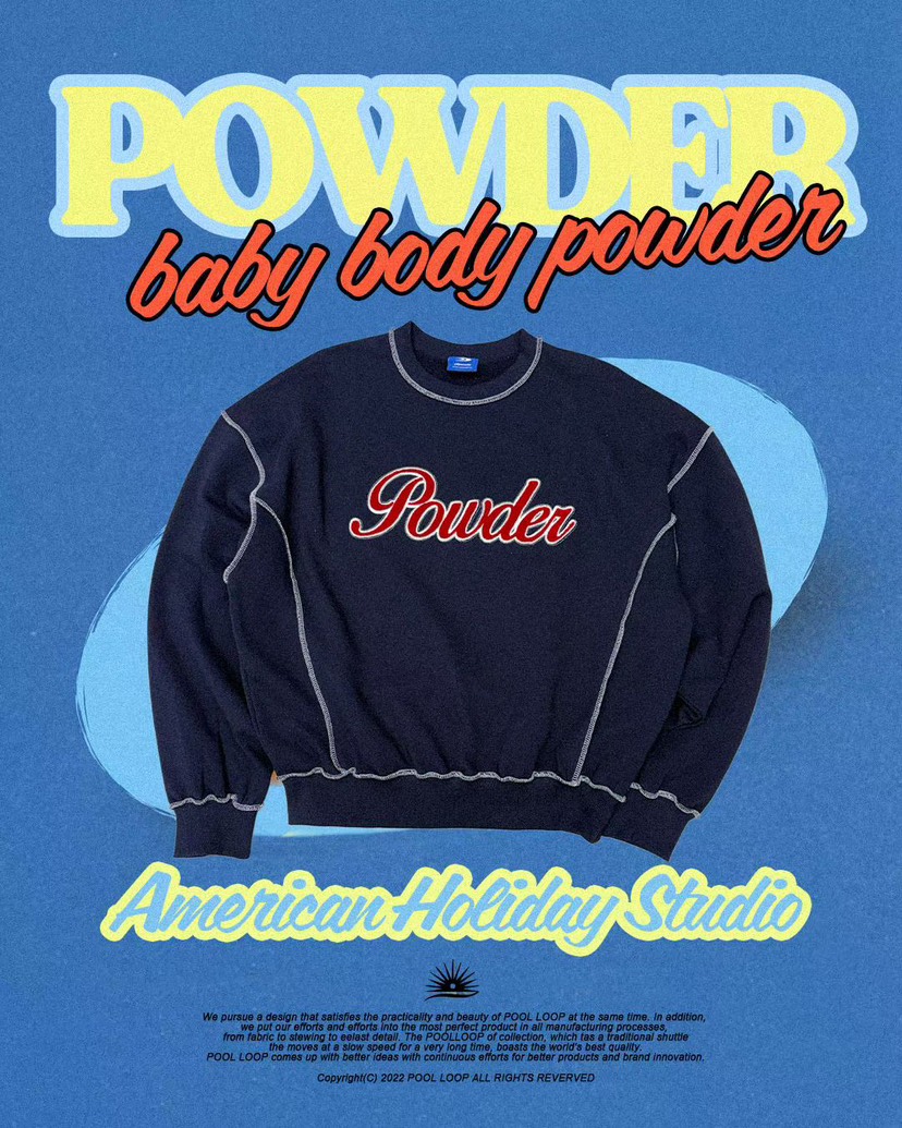 POOL LOOP韓國直郵女士新品時尚人氣推薦休閑衛衣男女同款POOL LOOP衛衣圖色2