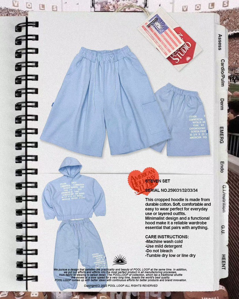 POOL LOOP韓國代購女士新品職業熱賣推薦26夏季短褲男女同款POOL LOOP短褲