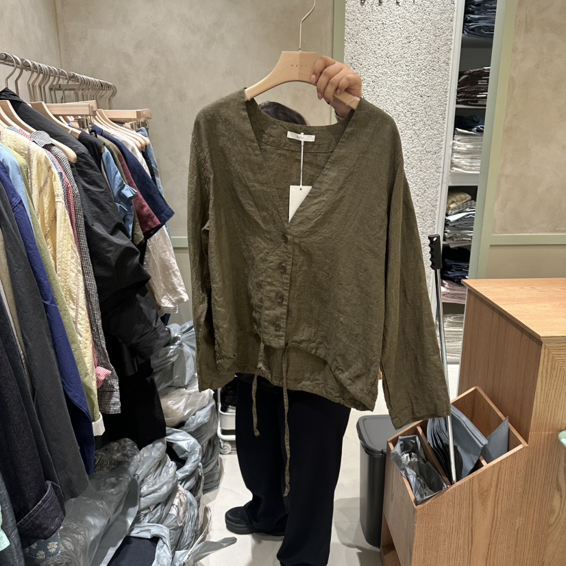 DELI JENNY韓國直郵實拍女士新款推薦26夏季時尚襯衫蕾絲衫DELI JENNY襯衫/蕾絲衫圖色2