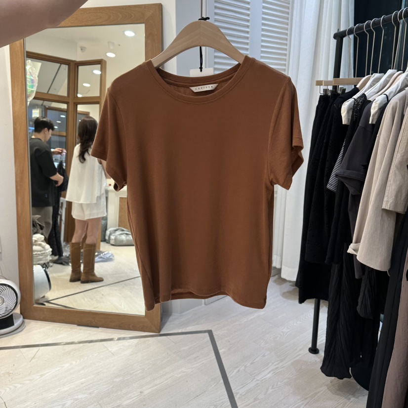 COPINER韓國代購女裝新款人氣時尚推薦26夏季熱賣職業T恤COPINERT恤圖色3