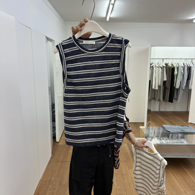 MYNAMEIS/AIME HOPE MAKE韓國東大門直郵女士新品26夏季吊帶背心MYNAMEIS/AIME HOPE MAKE吊帶/背心圖色3