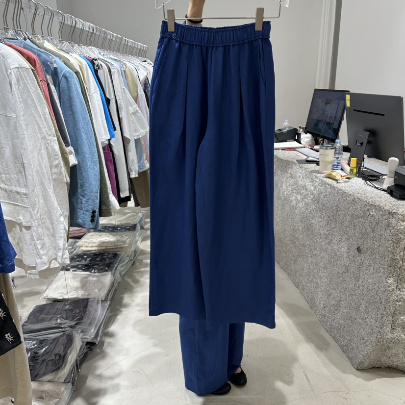 NEROLI 36韓國直郵女裝新款推薦休閑時尚26春夏休閑褲亞麻布NEROLI 36休閑褲圖色2