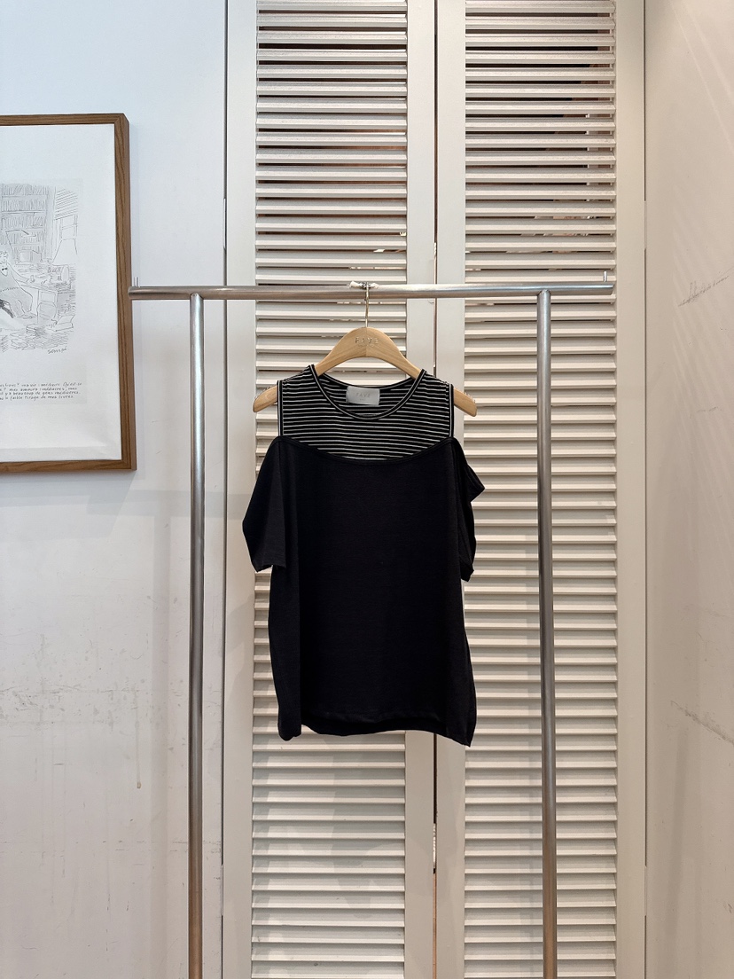 FAVE-L韓國代購女裝新品26春夏熱賣休閑人氣時尚26夏季T恤FAVE-LT恤圖色3