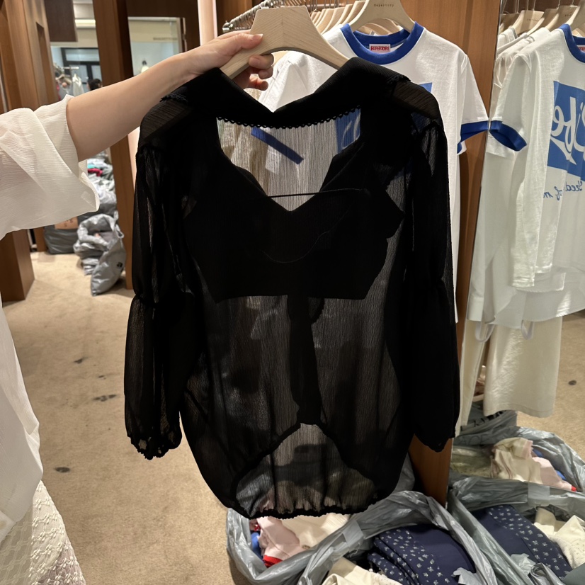 REPERTORY東大門實拍韓國女士新款推薦職業人氣襯衫蕾絲衫REPERTORY襯衫/蕾絲衫