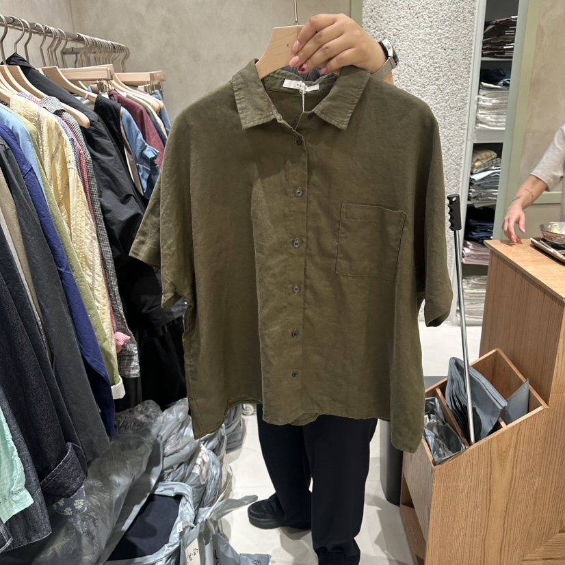 DELI JENNY韓國東大門直郵女士新款26夏季26春夏襯衫蕾絲衫DELI JENNY襯衫/蕾絲衫圖色1
