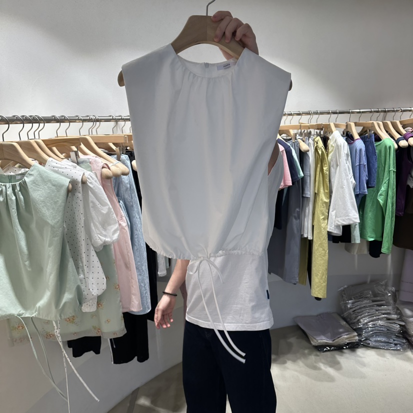 ROOM K-P韓國東大門直郵女士新款26夏季熱賣職業吊帶背心roomk吊帶/背心圖色1