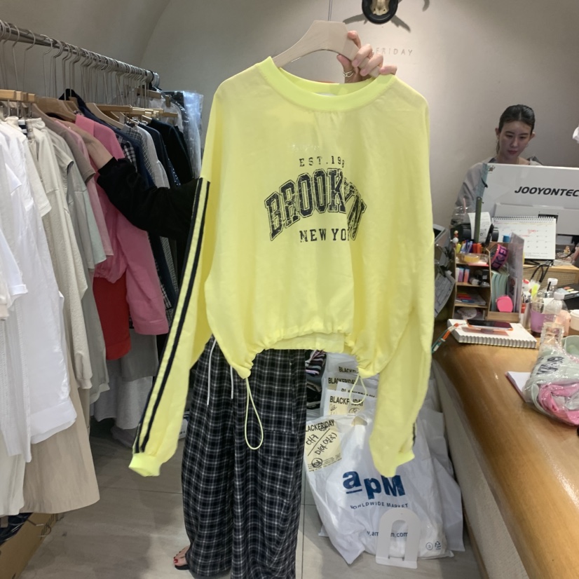 BLACKFRIDAY東大門實拍韓國女裝新品熱賣休閑26春夏推薦衛衣BLACK FRIDAY衛衣圖色2