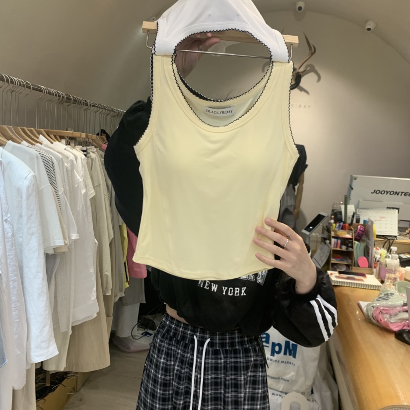 BLACKFRIDAY韓國代購女士新款人氣時尚推薦熱賣26夏季吊帶背心BLACK FRIDAY吊帶/背心圖色2