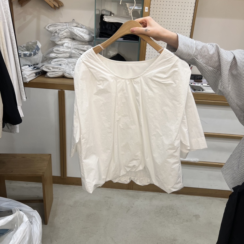 ARCHITEKT韓國直郵女裝新品休閑職業推薦26夏季襯衫蕾絲衫ARCHITEKT襯衫/蕾絲衫
