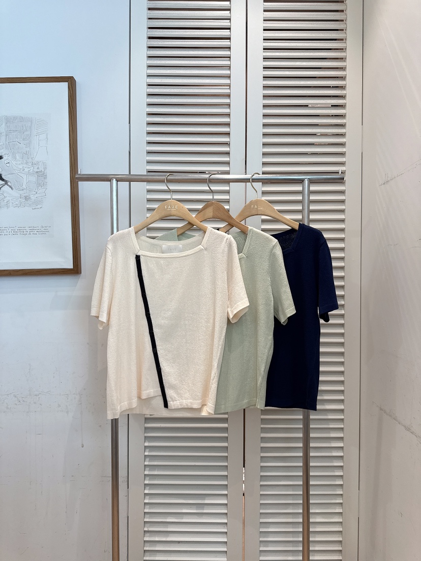 FAVE-L韓國東大門代購女裝新品26春夏26夏季休閑職業T恤FAVE-LT恤